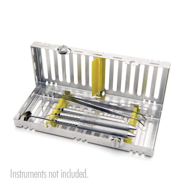 Signature Series® Instrument Cassette (Holds 5 Instruments) Yellow