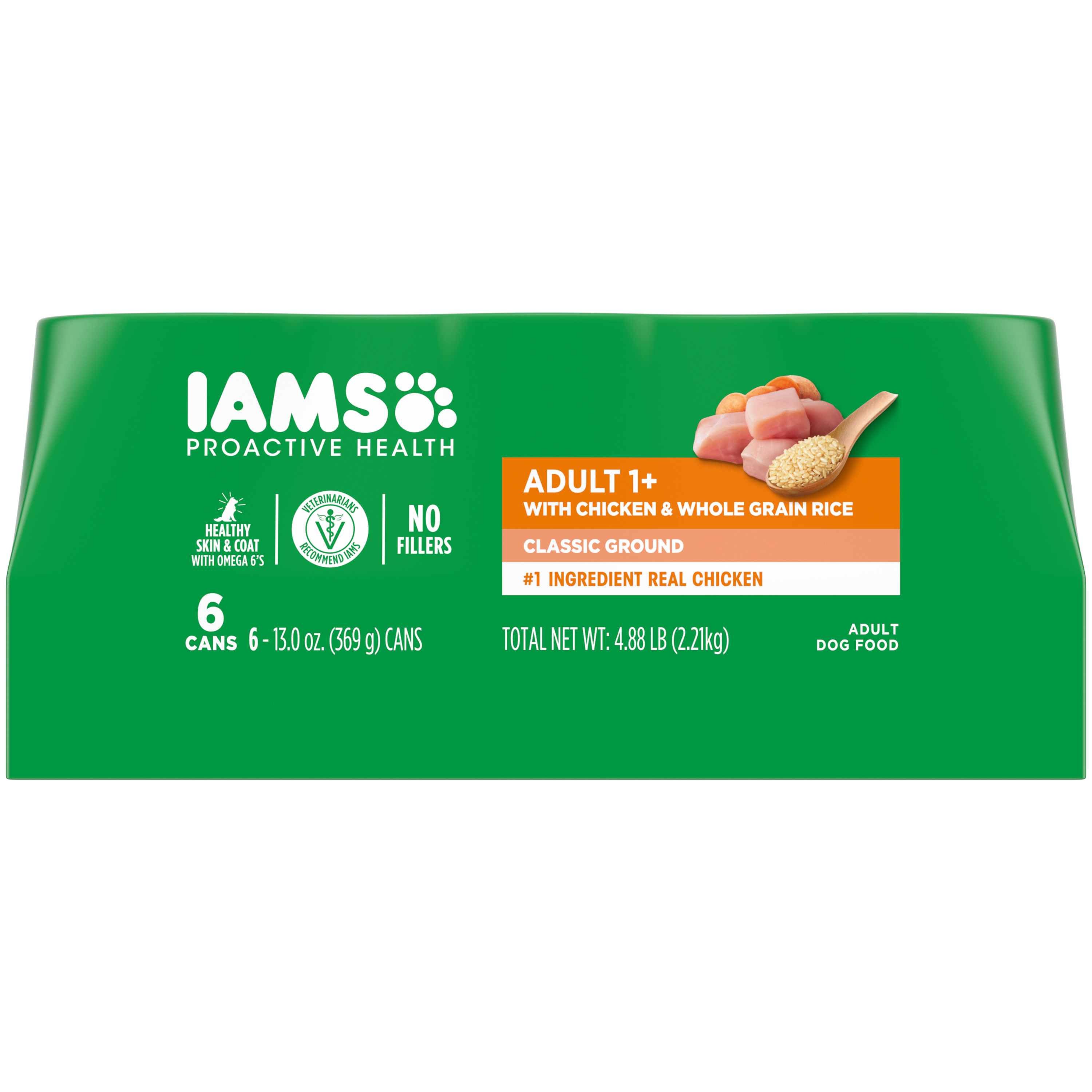 6Pk 13 oz. Iams Chicken & Whole Grains Multipack - Health/First Aid