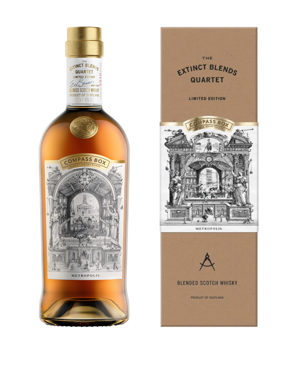 COMPASS BOX METROPOLIS SCOTCH WHISKY