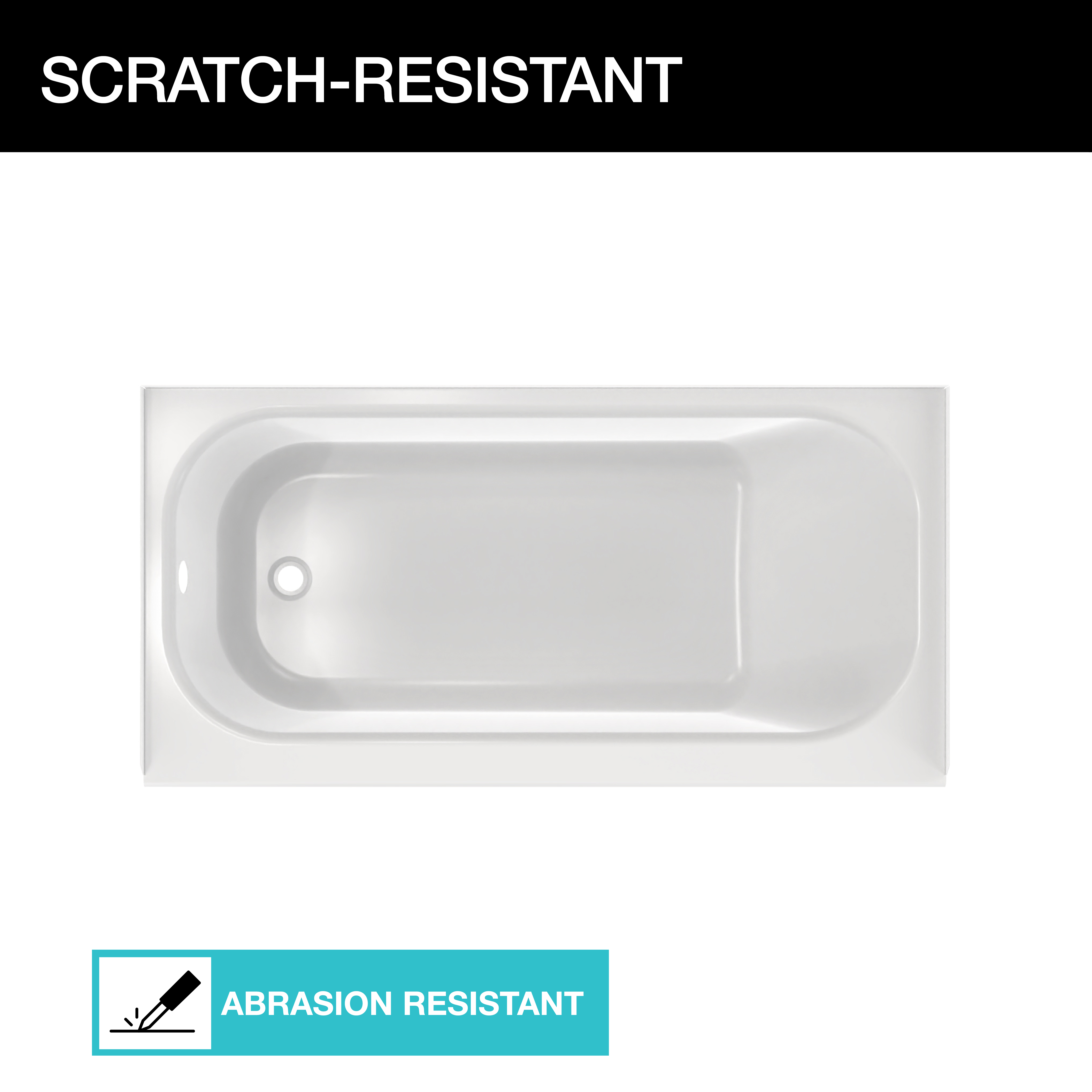 Scratch Resistant Bathtub