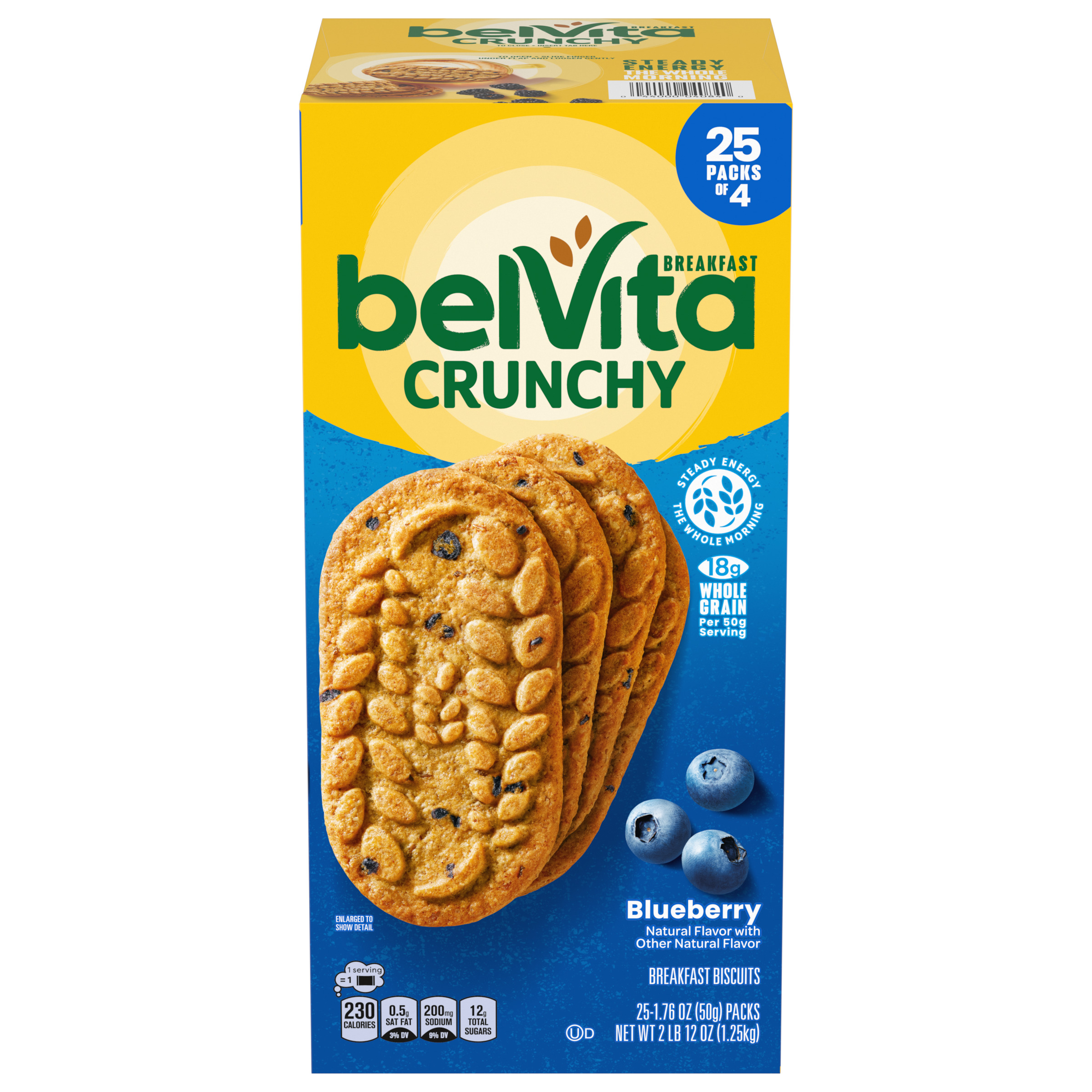 BELVITA Crunchy Blueberry Breakfast Biscuits 44 OZ