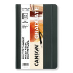 Canson Graduate Mixed Media Art Book, Toned Natural, Hard Cover Binding, 32 Sheet, 5.5x8.5 inch