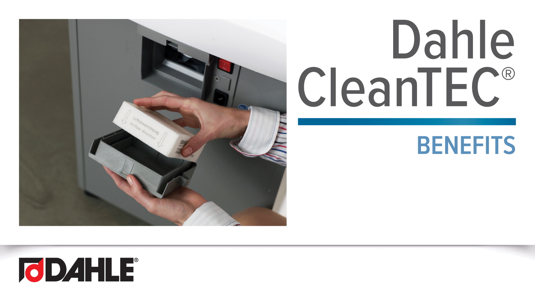 <big><strong>DAHLE CleanTEC® </strong></big><br>Benefits of Filtration