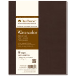 Strathmore 400 Series Art Journal Watercolor Paper, Soft Cover Binding, 48 Page/24 Sheet, 7.75x9.75 inch