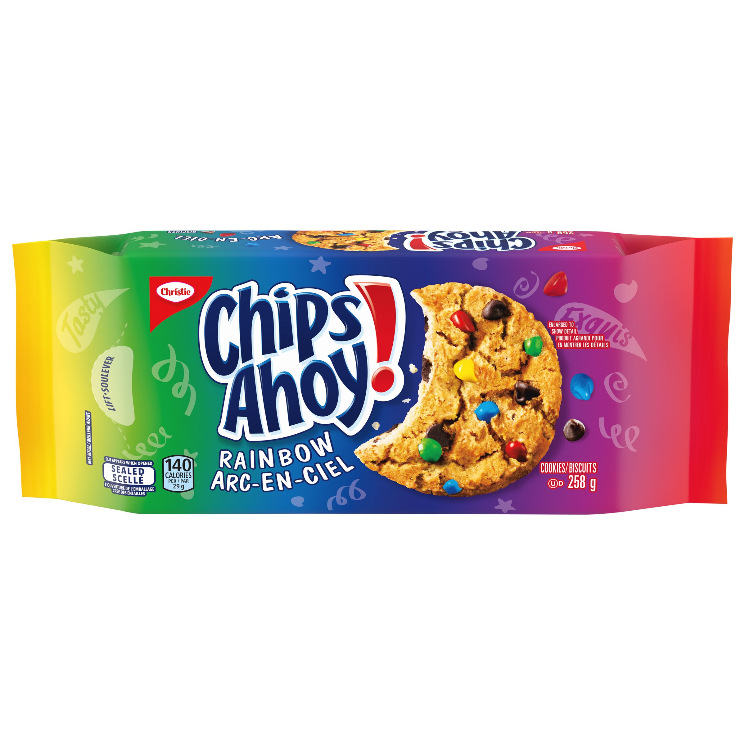 Chips Ahoy! Rainbow Chocolate Chip Cookies 258G-thumbnail-1