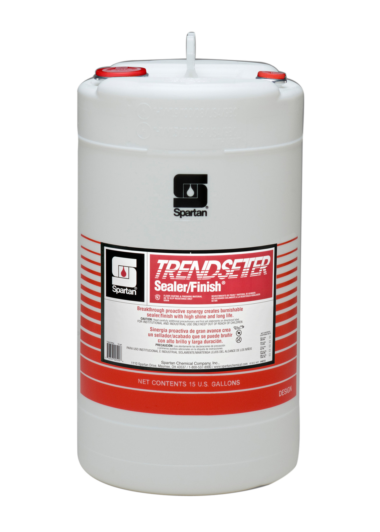 Spartan Chemical Company Trendsetter Sealer/Finish, 15 GAL DRUM