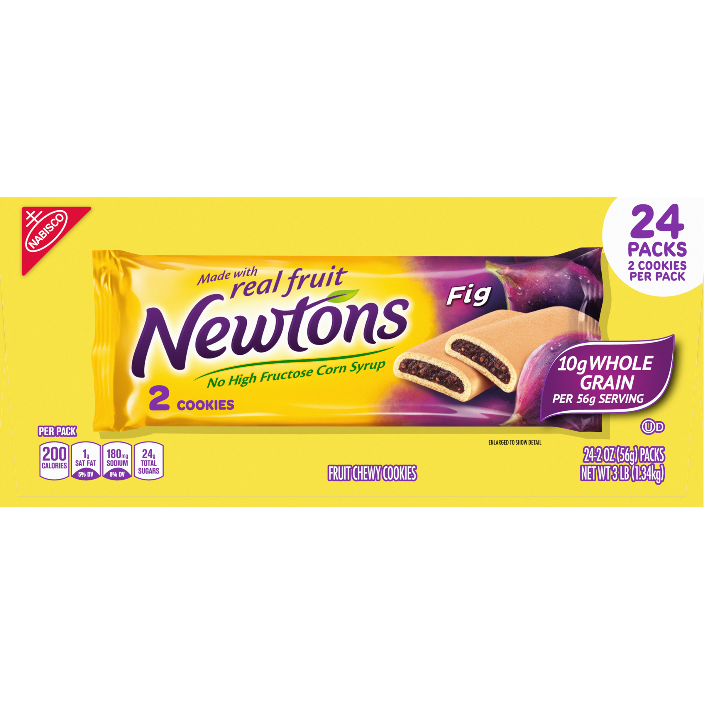Newtons Soft & Fruit Chewy Fig Cookies, 24 Snack Packs (2 Cookies Per Pack)-2