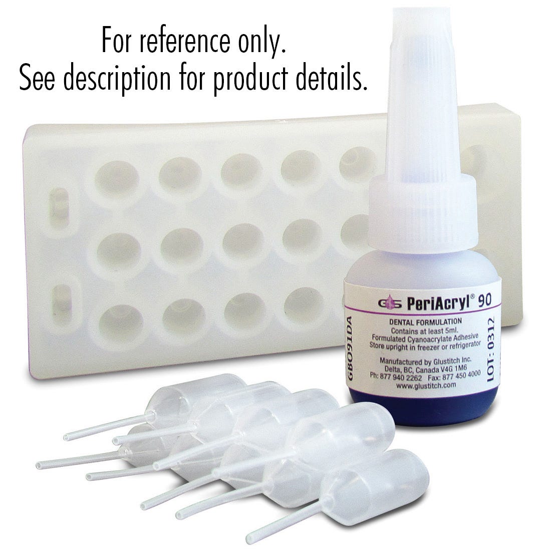 PeriAcryl® Tissue Adhesive Clear 0.2ml Preloaded Applicator - 12/Box