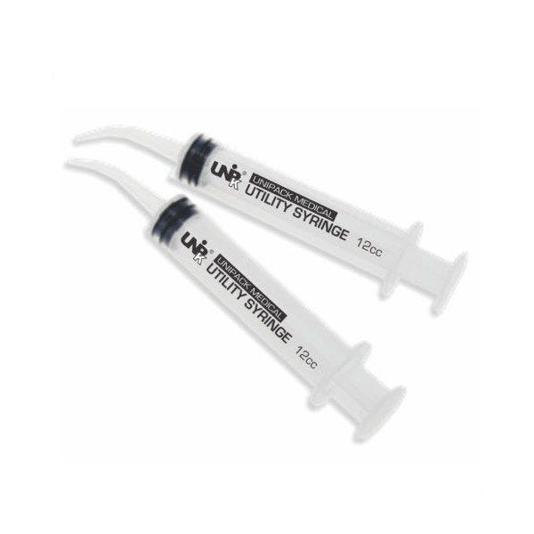 12cc Curved Tip Utility Syringe - 50/Box