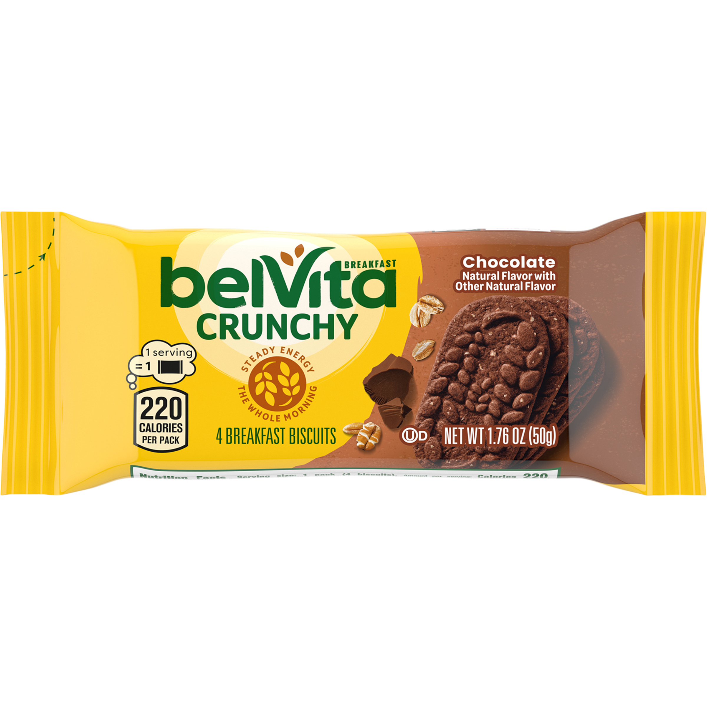BELVITA Crunchy Chocolate Breakfast Biscuits 1.76 OZ-thumbnail-1