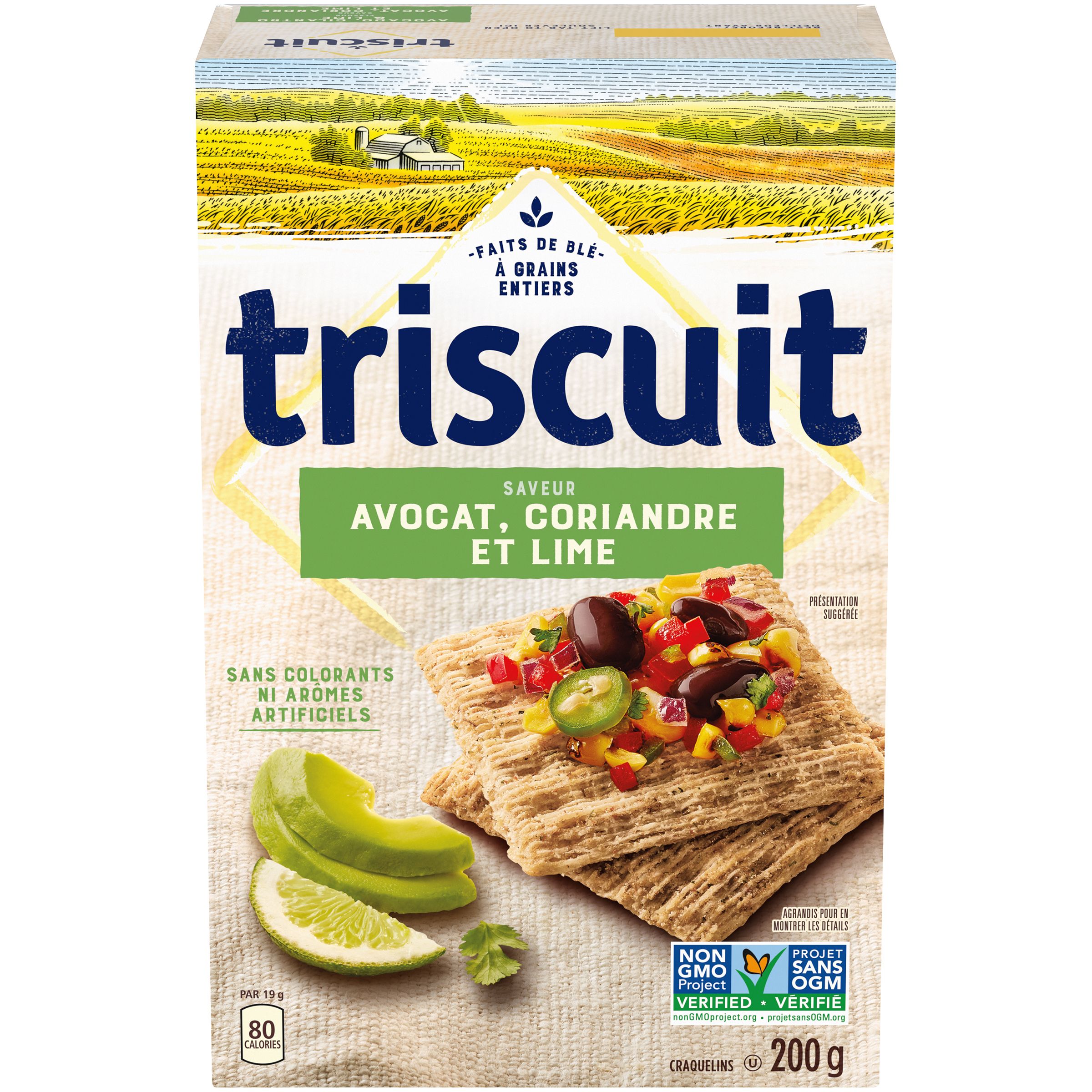 Triscuit , Cilantro & Lime Crackers 200 G