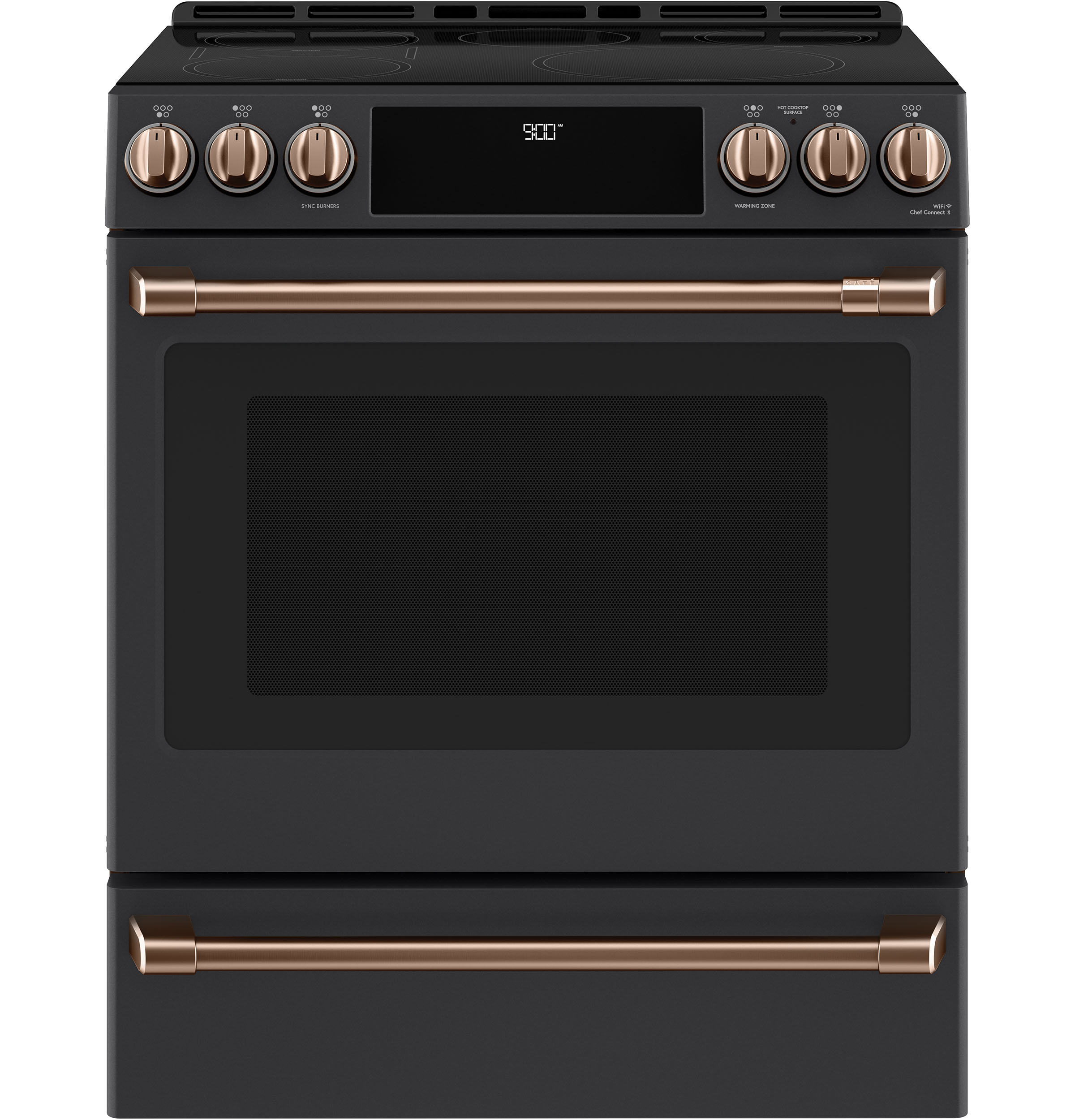 Front Cntrl — Induction — Knobs,Hndls — Brushed Copper — Not Connectable view 3