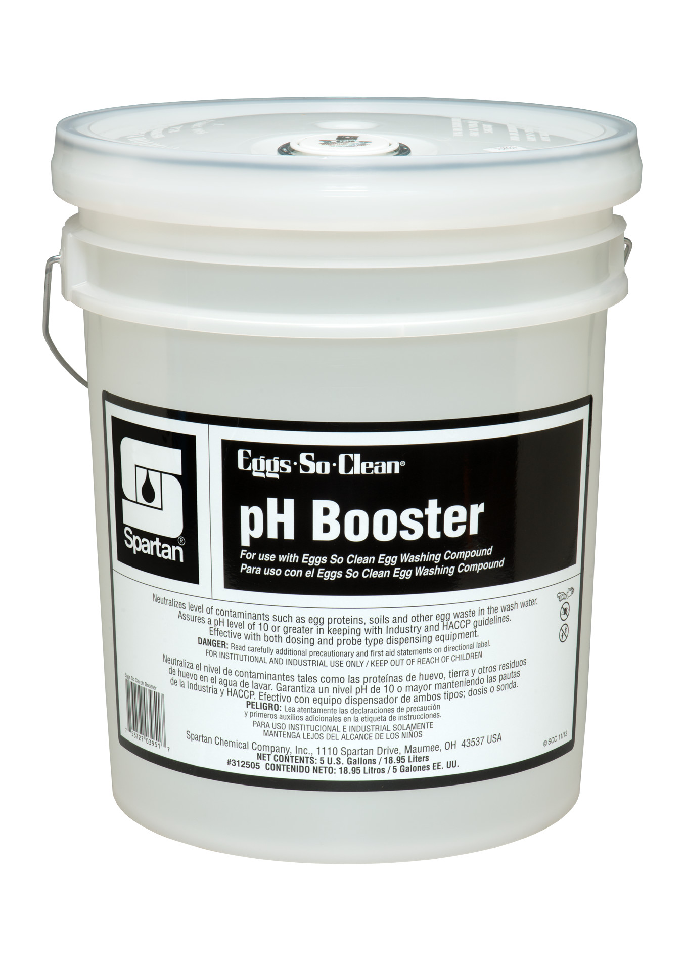 Spartan Chemical Company Eggs-So-Clean pH Booster, 5 GAL PAIL