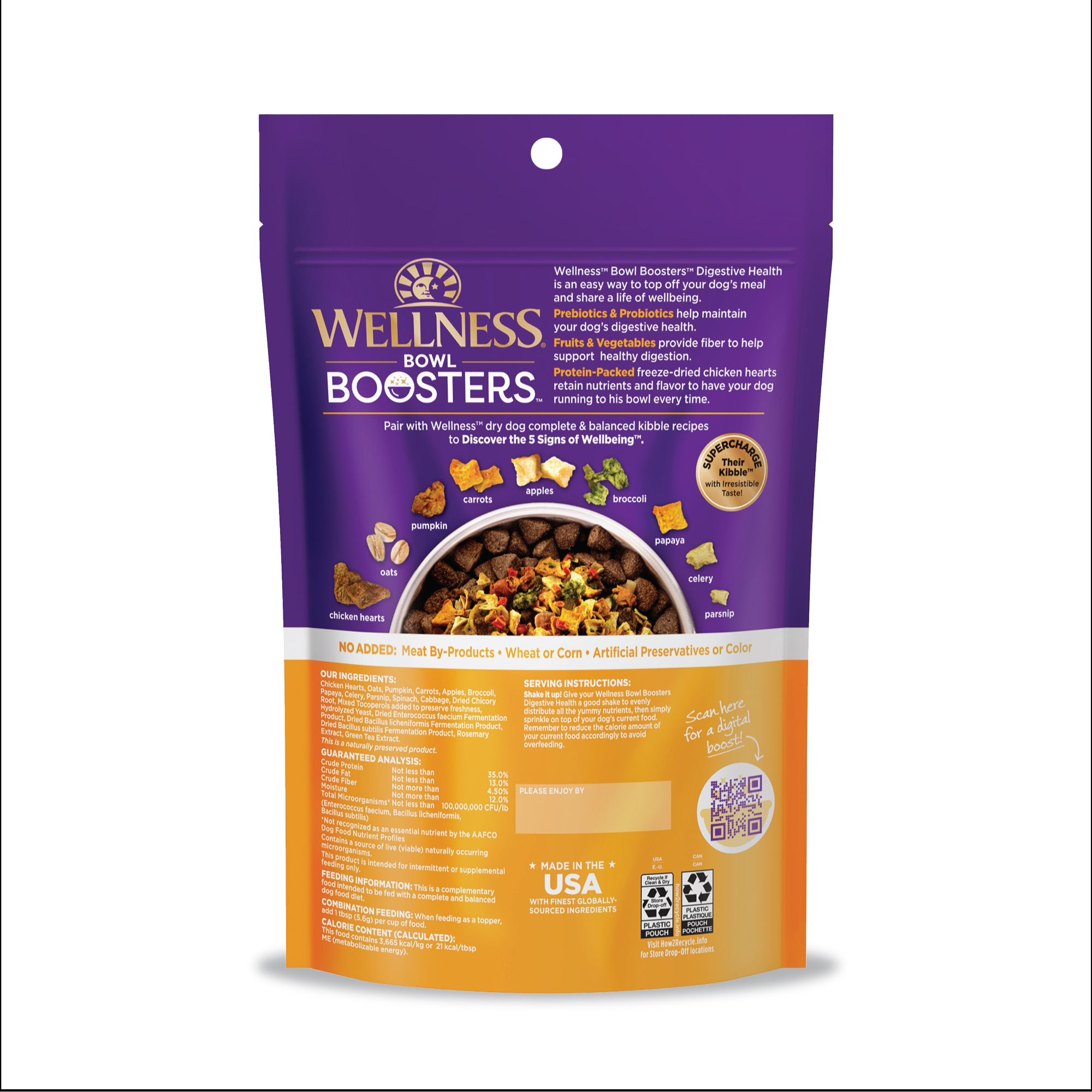 Wellness Bowl Boosters Functional Topper Digestive Health