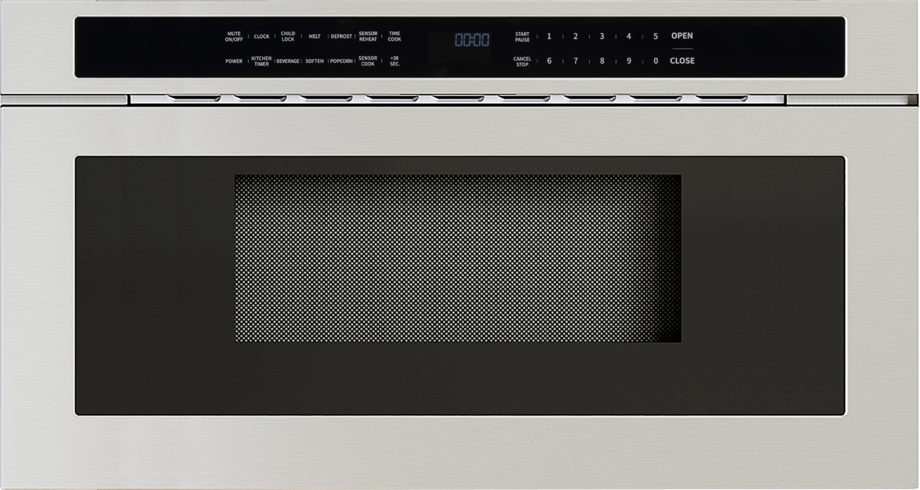 Zephyr Microwave Drawer, 30in, Built-In, SS, 1.2cf
