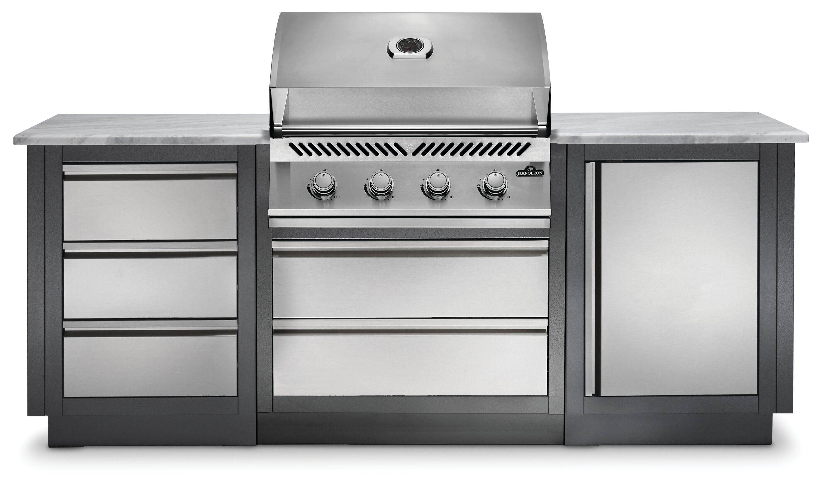 Napoleon Oasis 100 Bundle, Built-in 500 Series 32 Propane, Stainless Steel