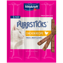 Image of Vitakraft PurrSticks™, Cat Treat, Chicken Recipe, 3 Count