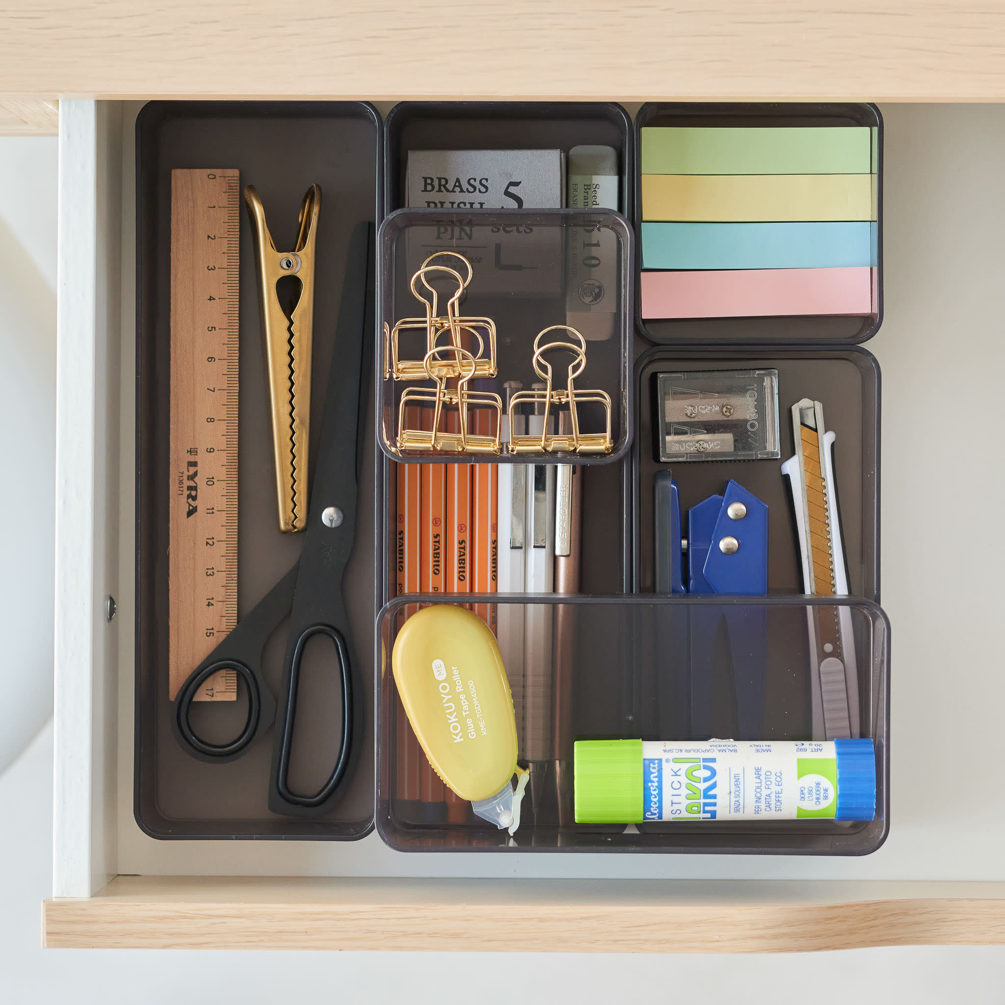 Stackable Organizer L Deep (Set of 2) : Versatile Combination Options