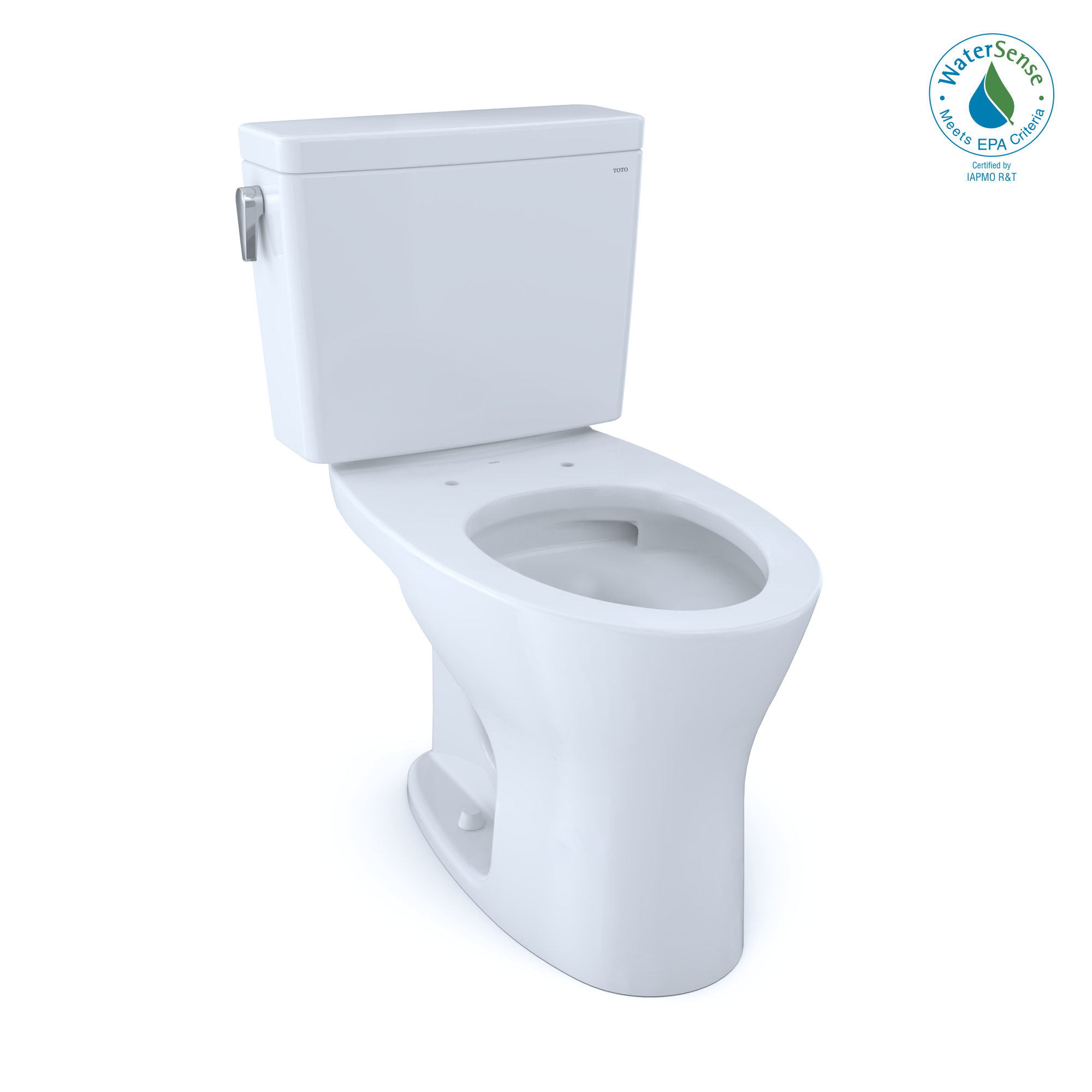 Toto TOTO® Drake® Two-Piece Elongated Dual Flush 1.28 and 0.8 GPF Universal Height DYNAMAX TORNADO FLUSH® Toilet for 10 Inch Rough-In with CEFIONTECT® - CST746CEMFG.10#01 2186020