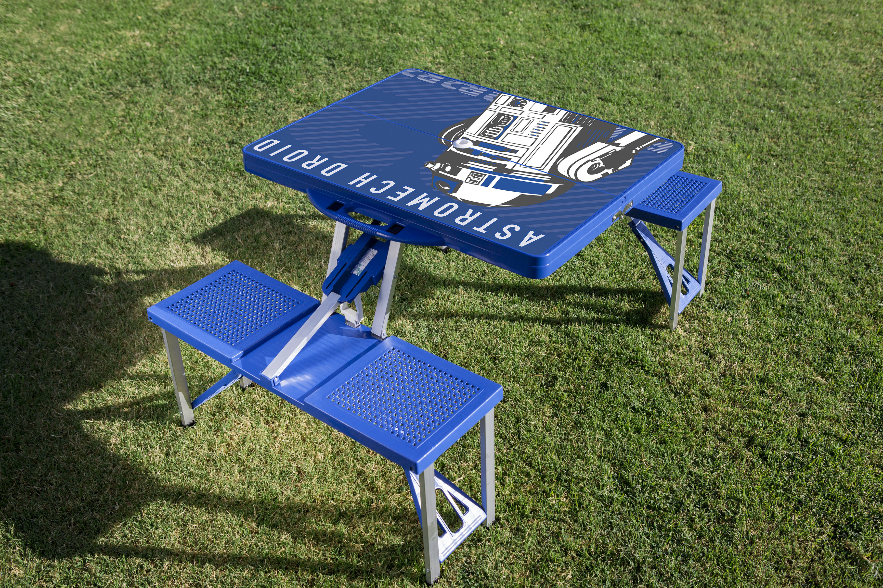 R2-D2 - Star Wars - Picnic Table Portable Folding Table with Seats