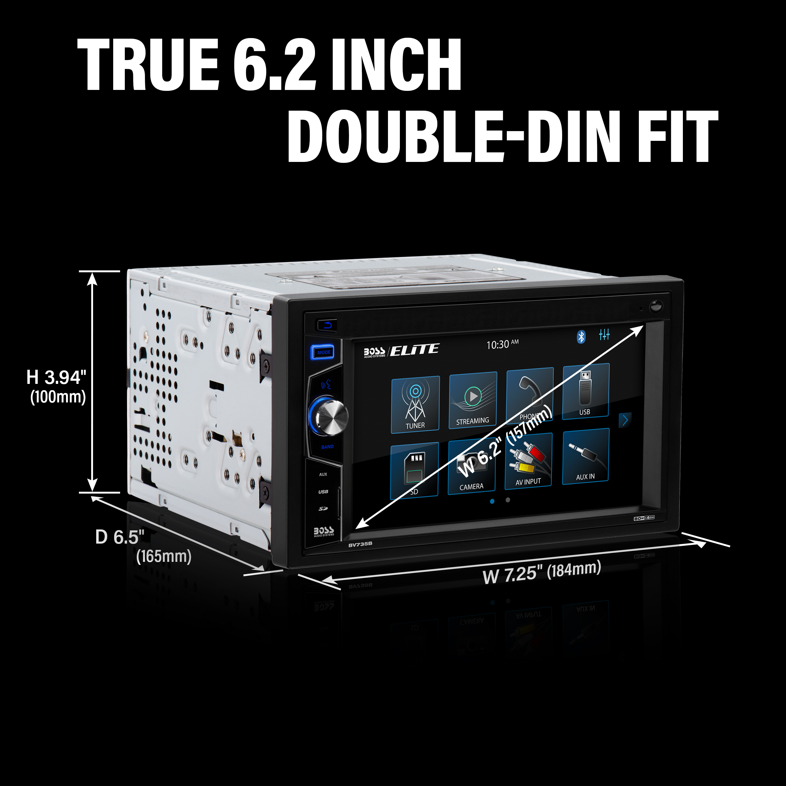 Boss Audio Systems BV735BLC 6,2"" Autoradio - Bluetooth, keine CD, Bildschirmspiegelung - Bild 4 von 6