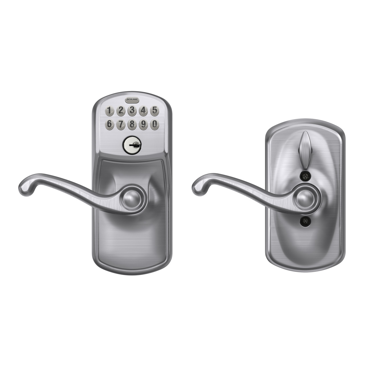 Keypad Lever and Flair Lever with Flex Lock