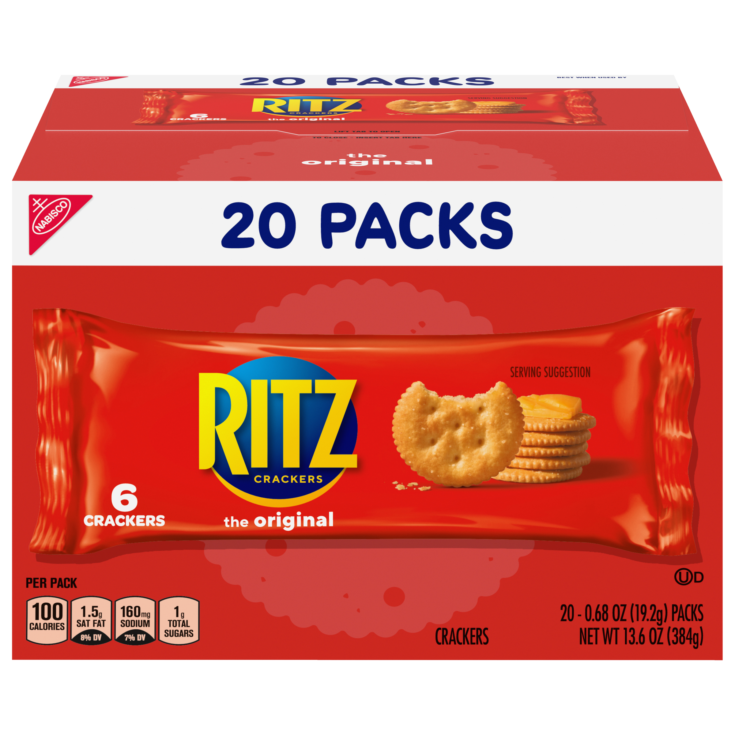 RITZ Original Crackers, 20 Snack Packs-thumbnail-0