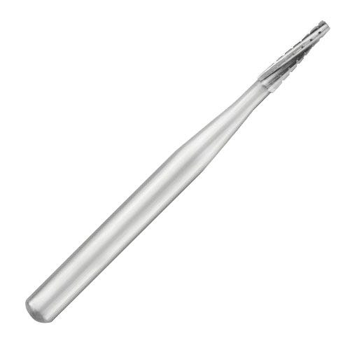 Carbide Bur, #700 Taper/Flat End Cross Cut, Friction Grip Surgical Length (25mm), Non-Sterile - 5/Box