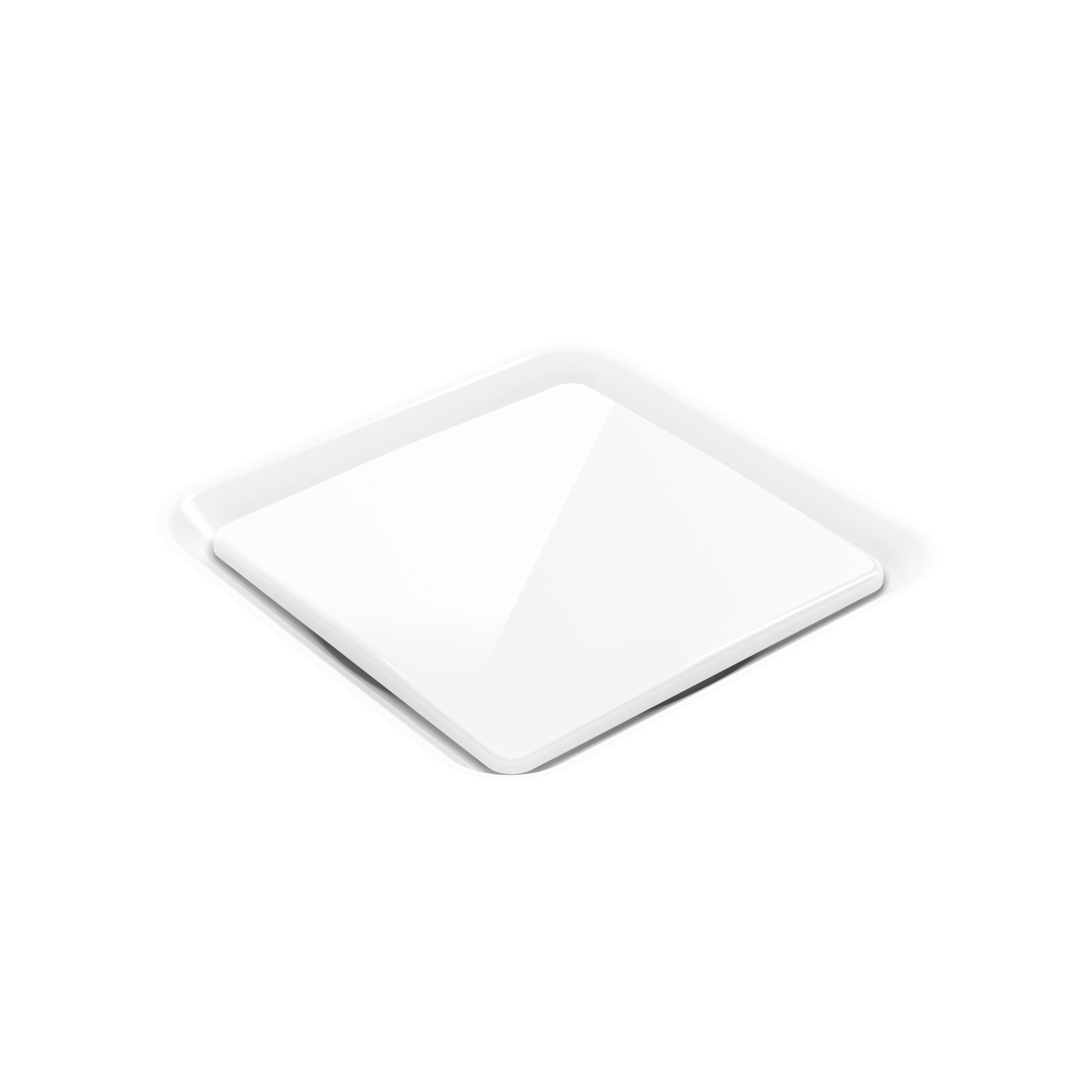 Showercast Porcelain Enamel Alcove Shower Base In Square In Chrome view 15