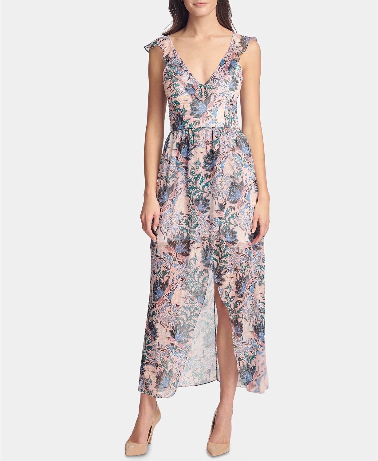 guess maxikleid floral