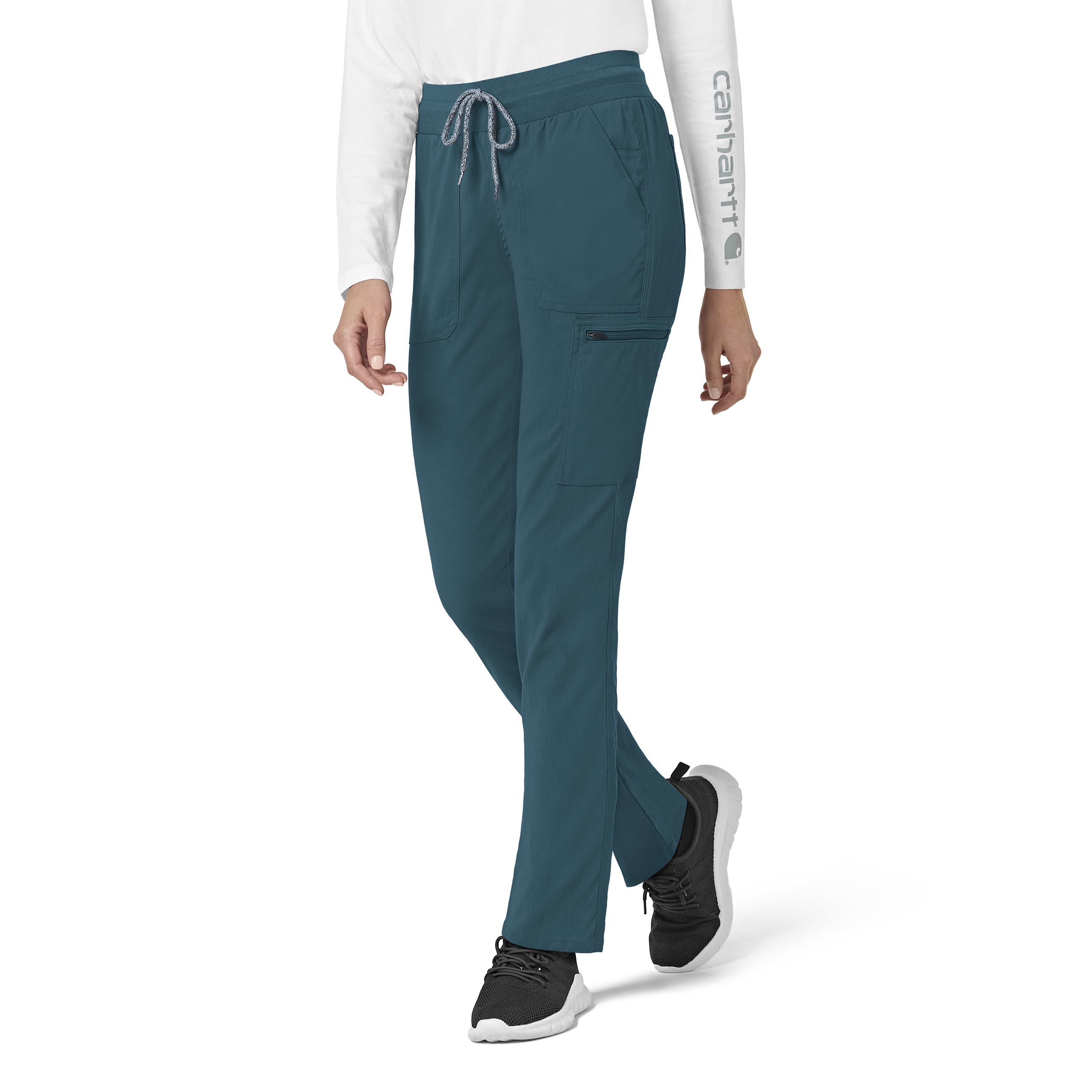 Carhartt Rugged Flex Peak C52237 Women&#8216;s Slim Leg Eco Friendly Scrub Pant-Carhartt