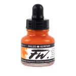 DALER-ROWNEY FW ACRYLIC INK FLAME ORANGE 29.5ML