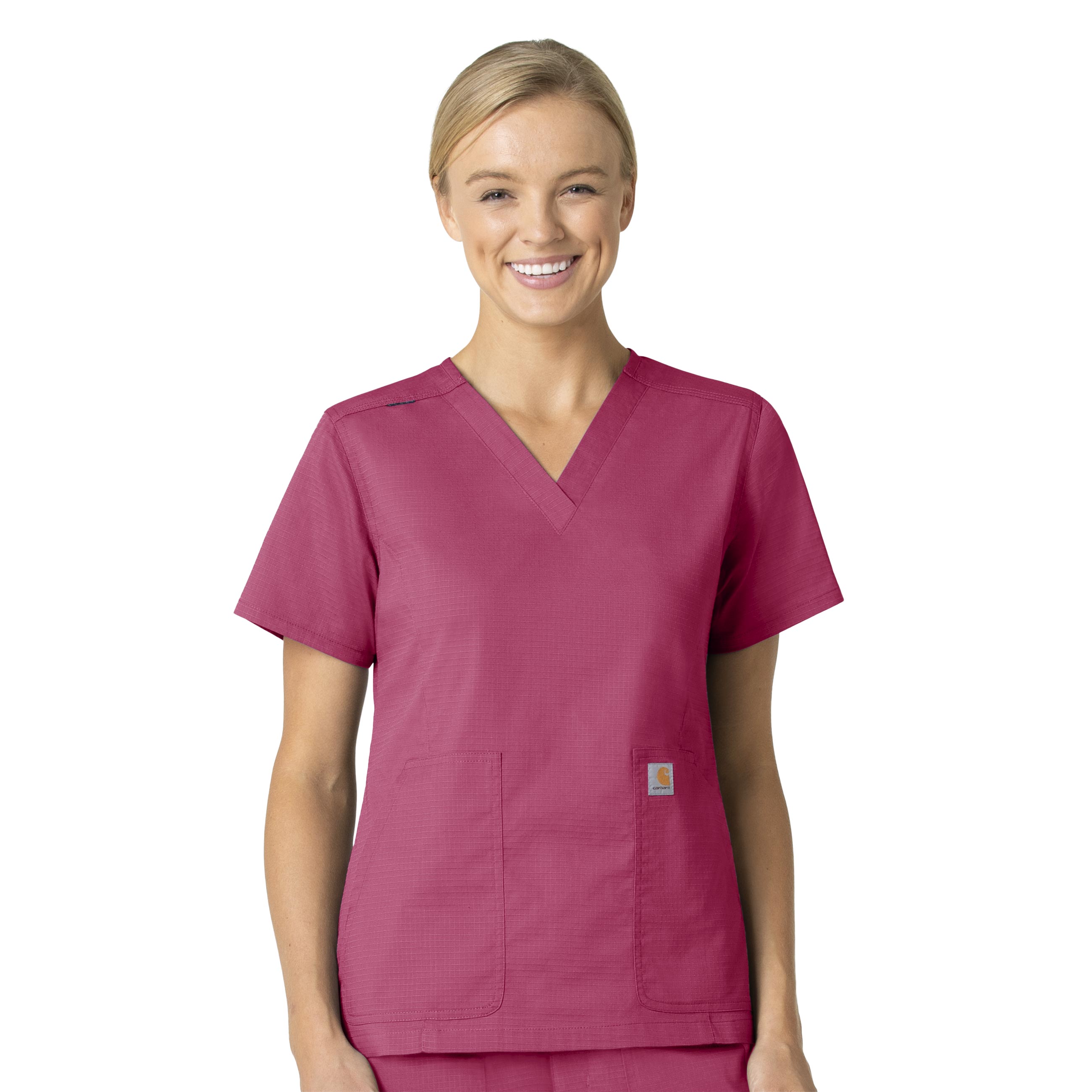 Rugged Flex Ripstop Women‘s V-Neck Scrub Top-Carhartt