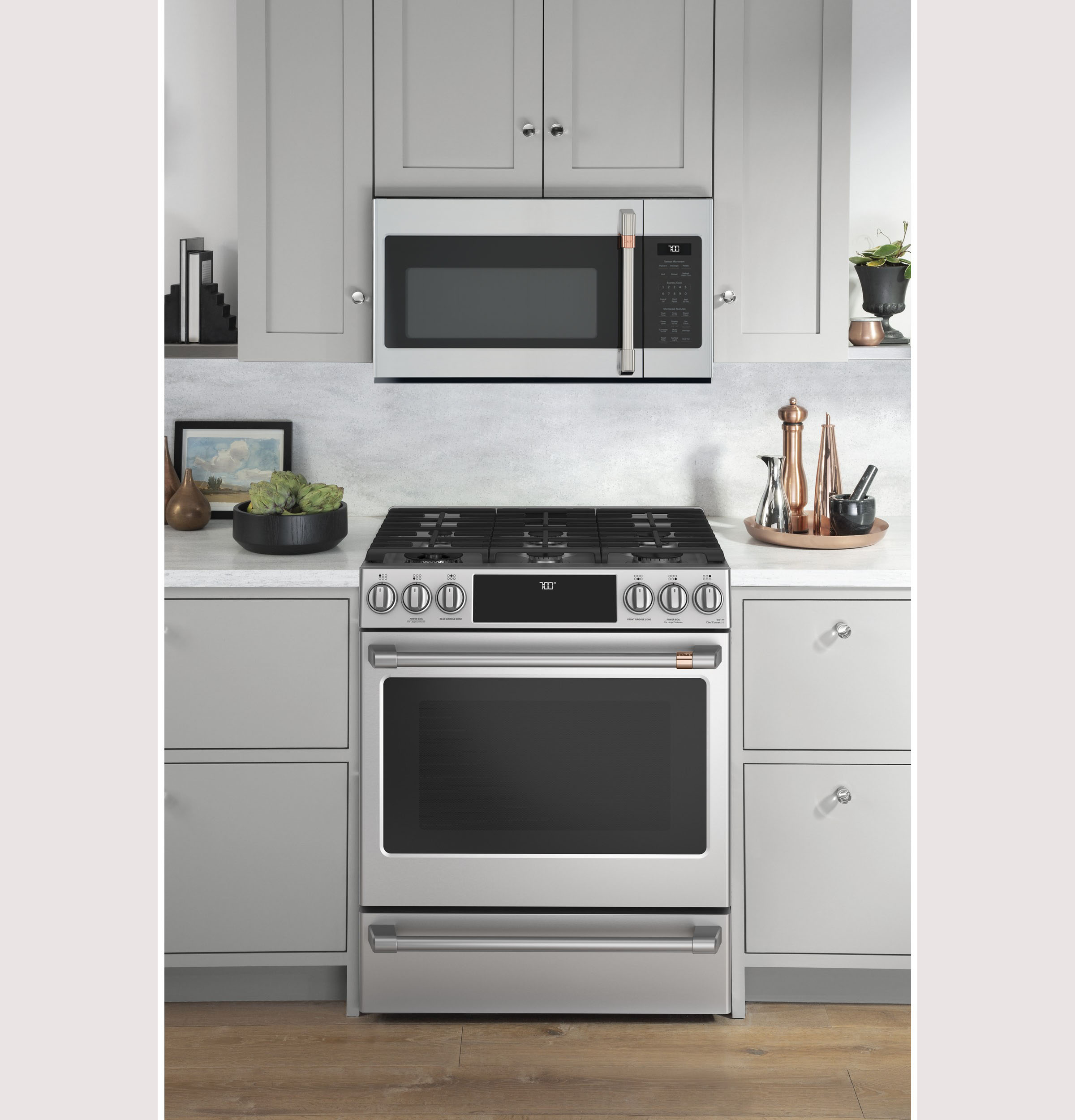 Café™ 1.9 Cu. Ft. Stainless Steel Over the Range Microwave Oven view 3