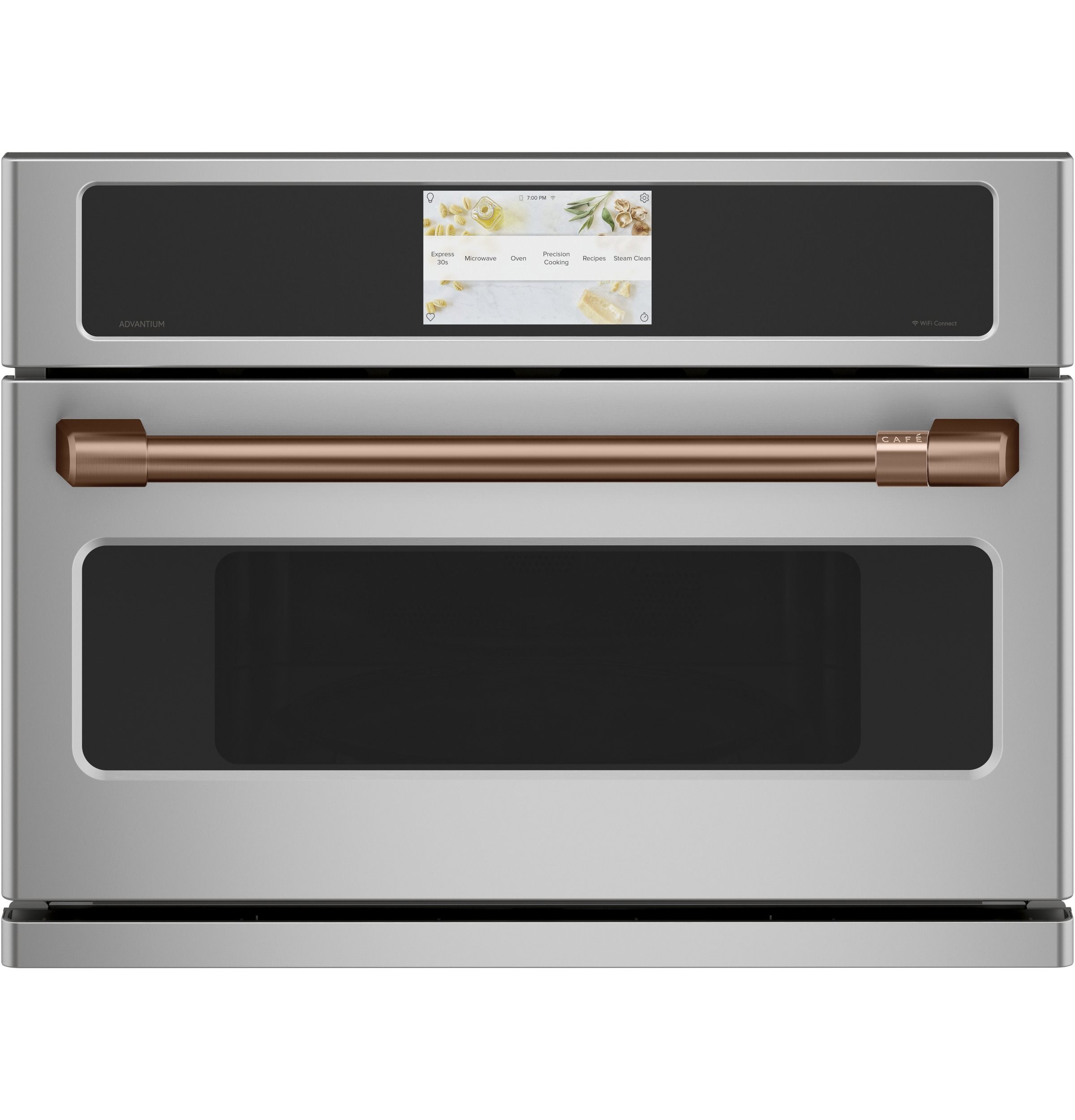 27" Width Hndl Kit for Sgl Wall Ovens Brushed Copper For use w/ Wall Ovens — Not Connectable view 3