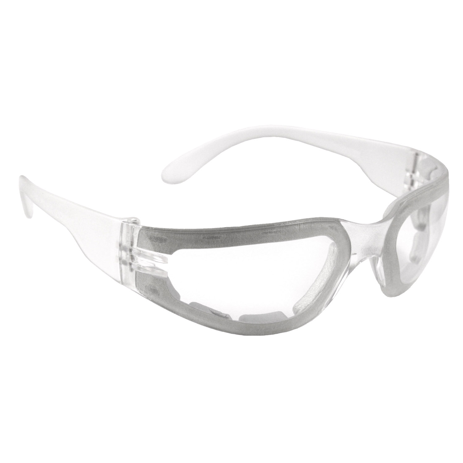 Mirage Foam Safety Eyewear - Clear Frame - Clear Anti-Fog Lens