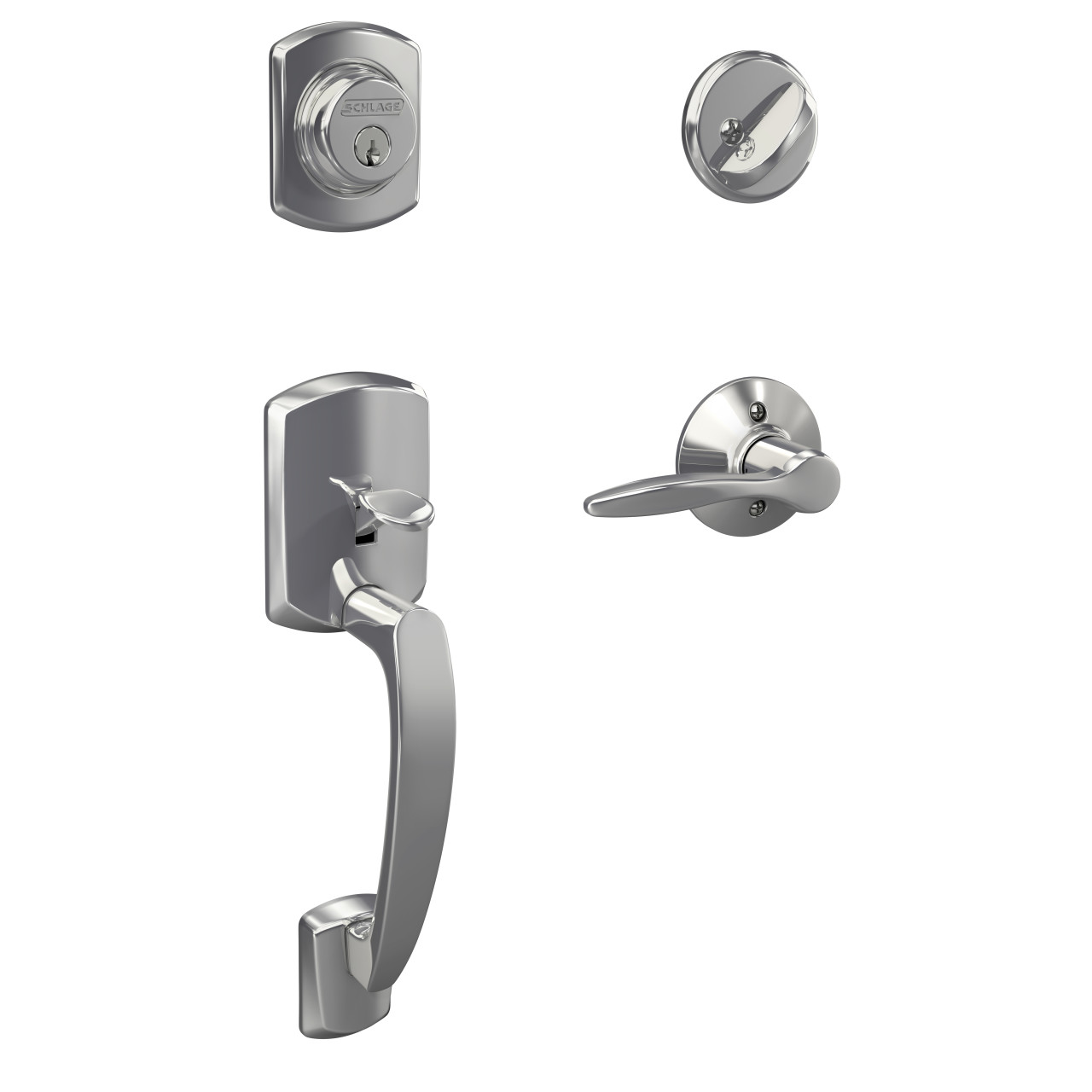 Single Cylinder Handleset and Delfayo Lever
