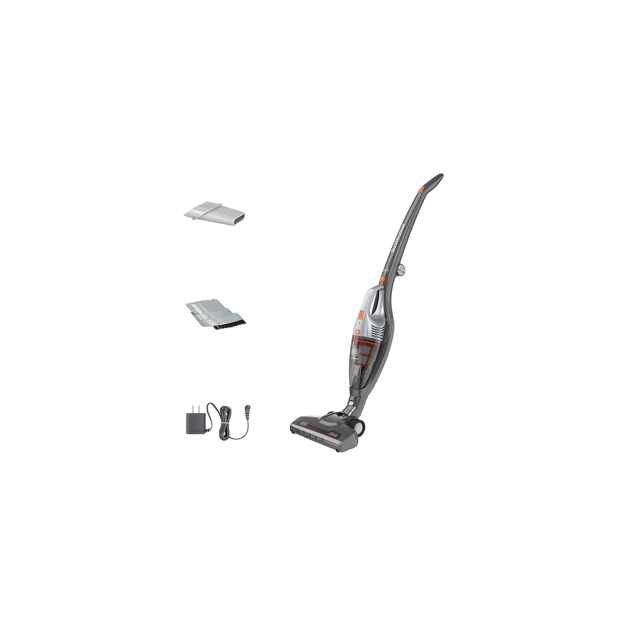 Kit components for the BLACK+DECKER Powerseries Cordless stick vacuum