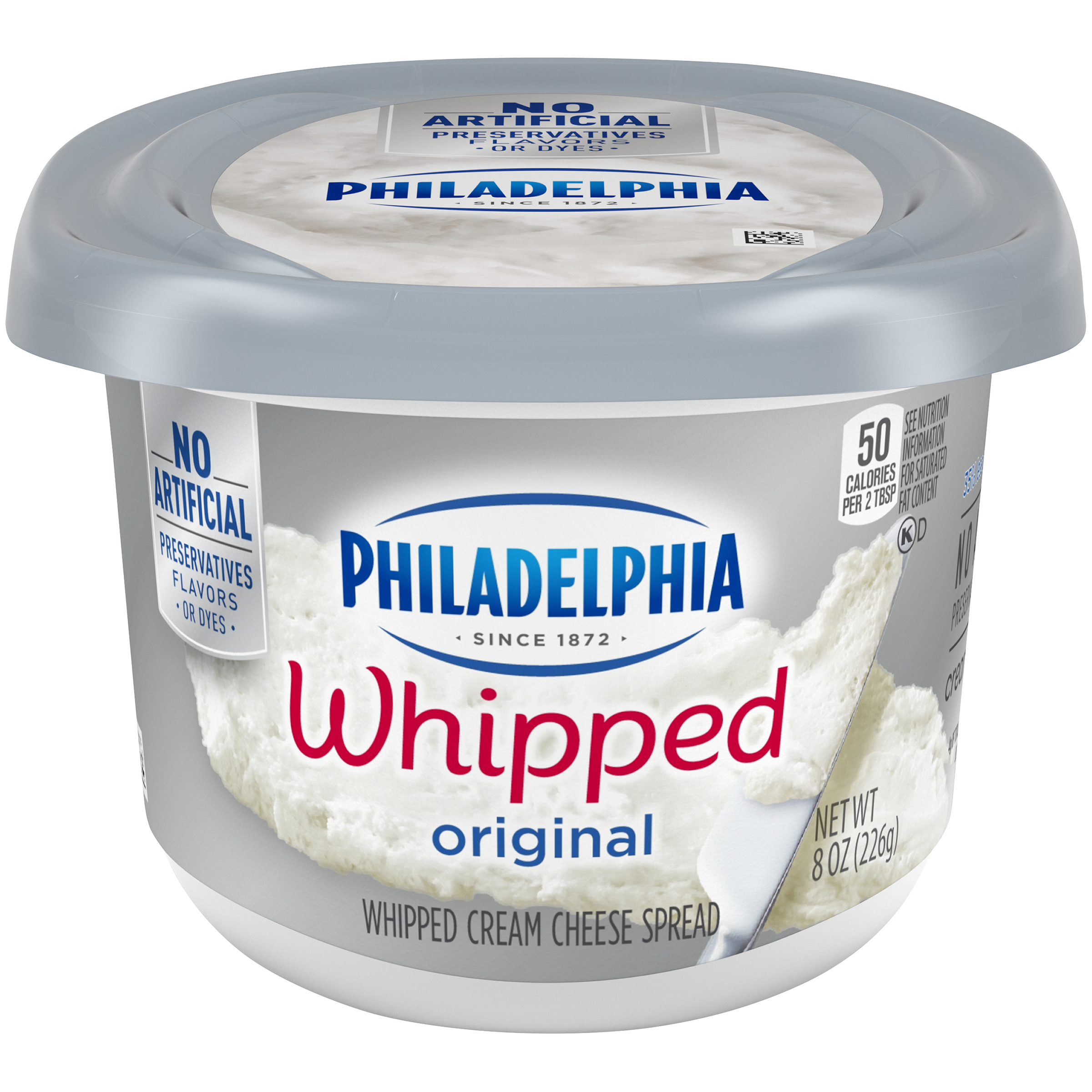 Philadelphia Plain Whipped Cream Cheese Spread 8 oz Tub - My Food and Family