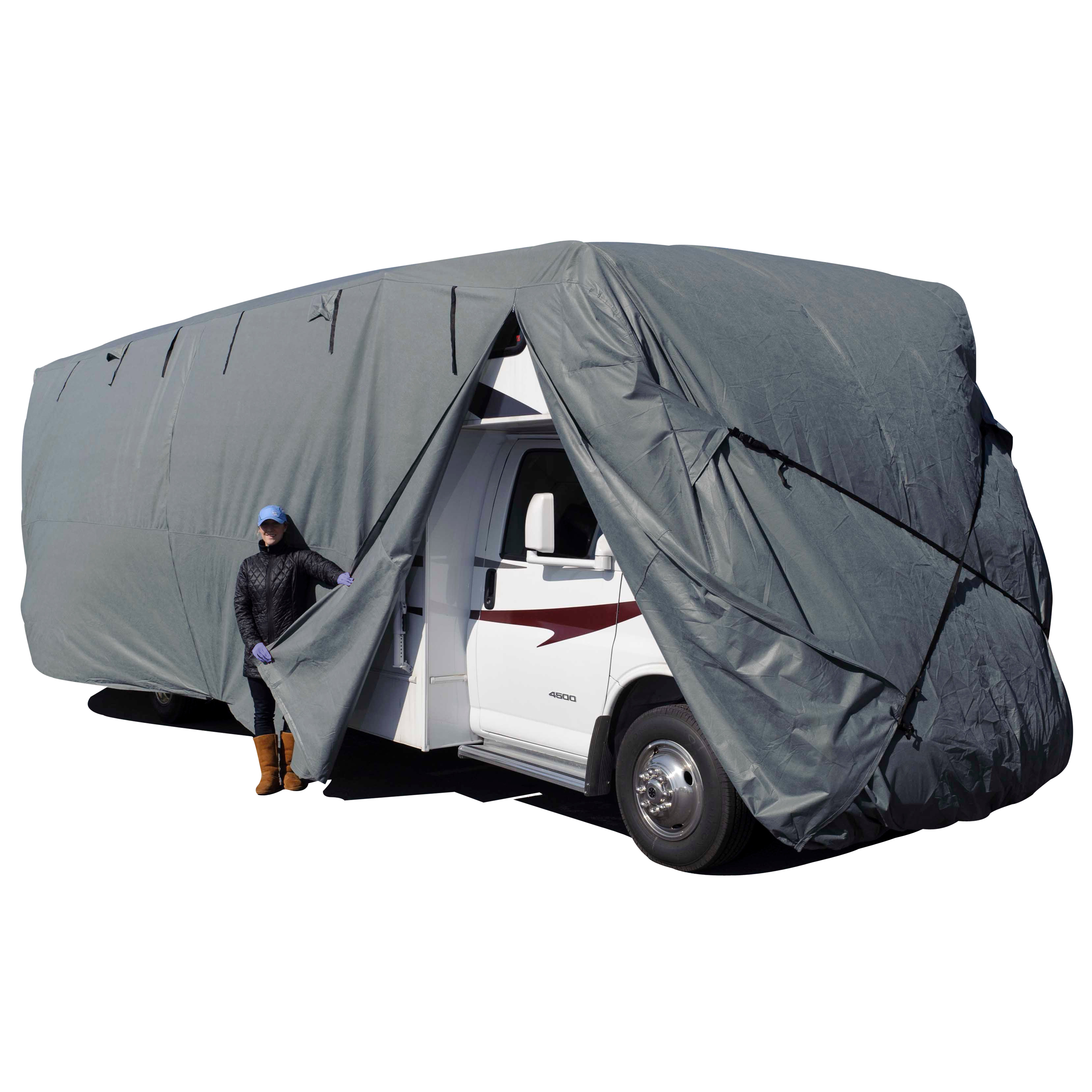 Budge Standard Breathable UV Resistant Class C RV Cover Multiple