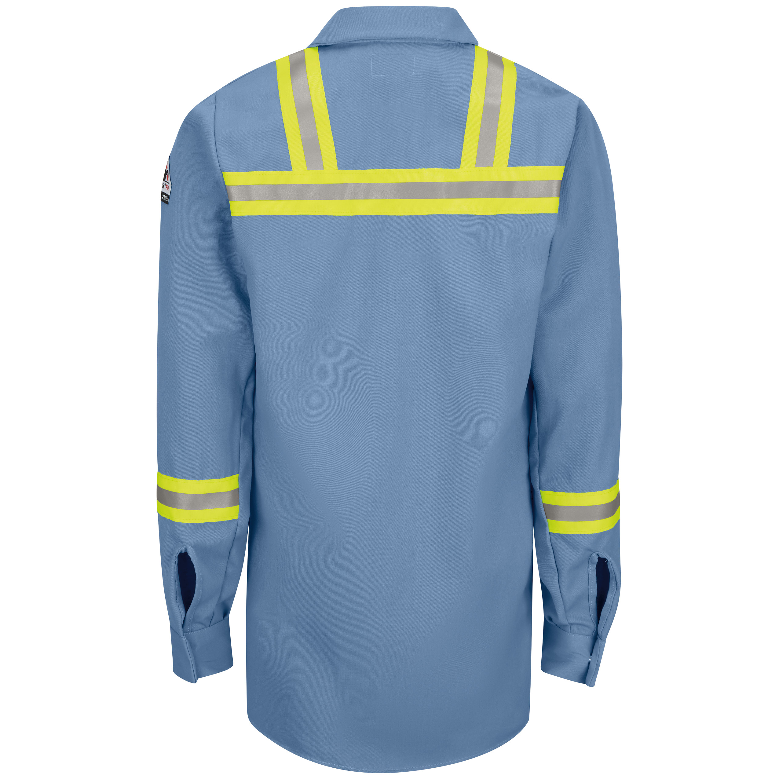 Picture of Bulwark® SMS6 Enhanced Visibility Concealed-Gripper Pocketless Work Shirt