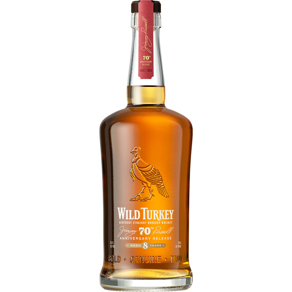 WILD TURKEY JIMMY RUSSELL'S 70TH ANNIVERSARY 8 YEAR OLD