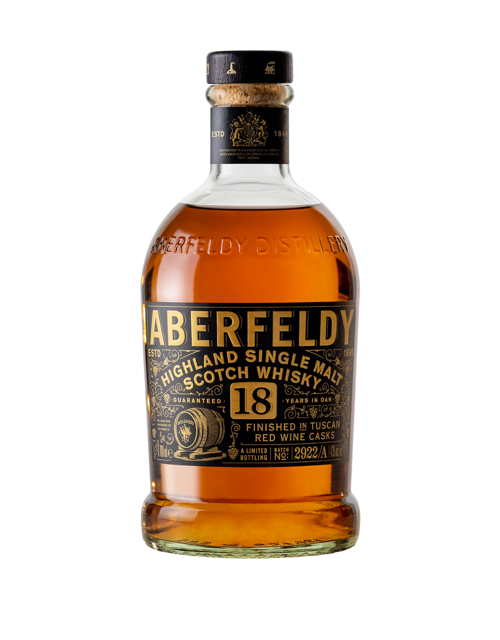 ABERFELDY 18 YEAR OLD LIMITED EDITION TUSCAN RED WINE CASK FINISH