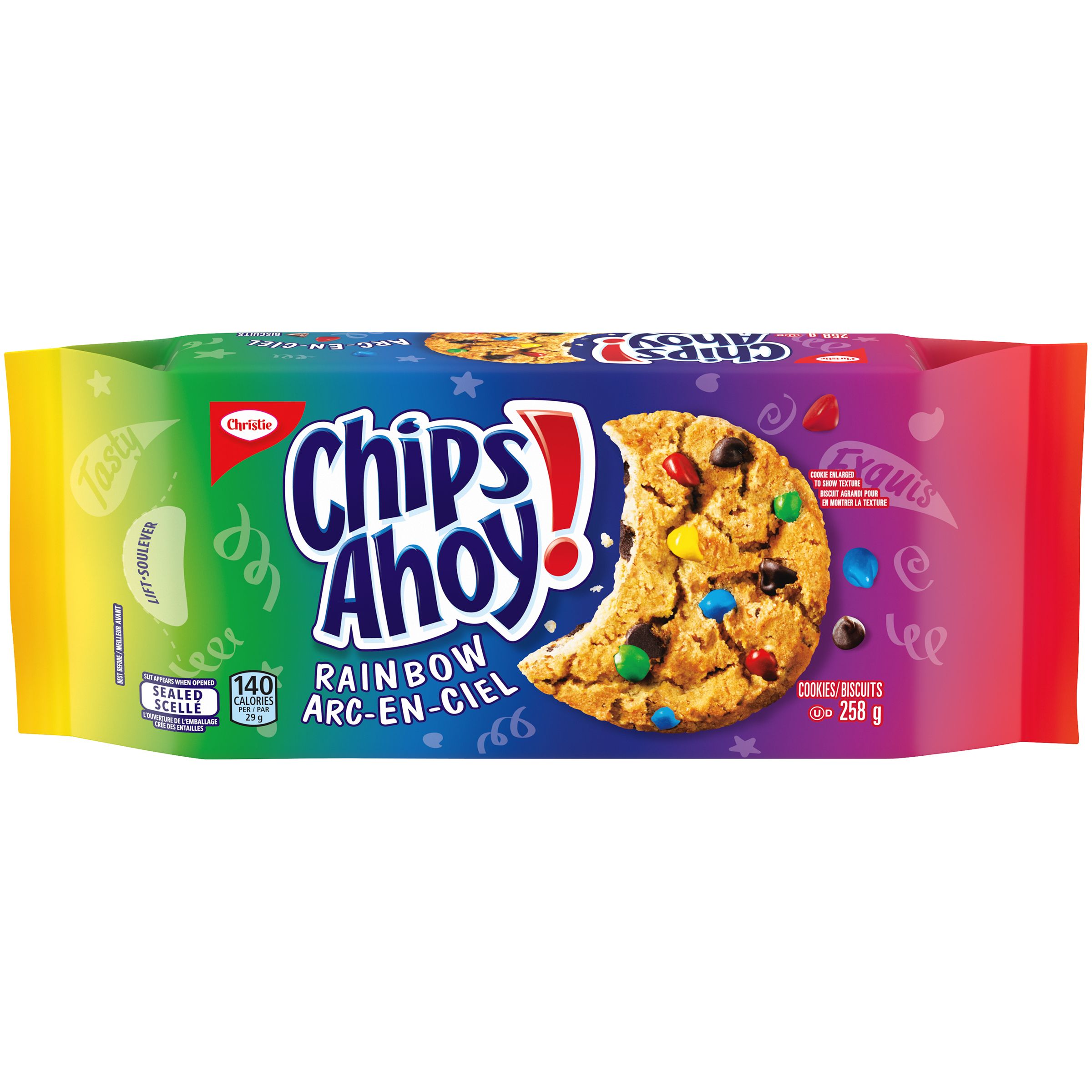 Chips Ahoy! Rainbow Chocolate Chip Cookies 258G-2