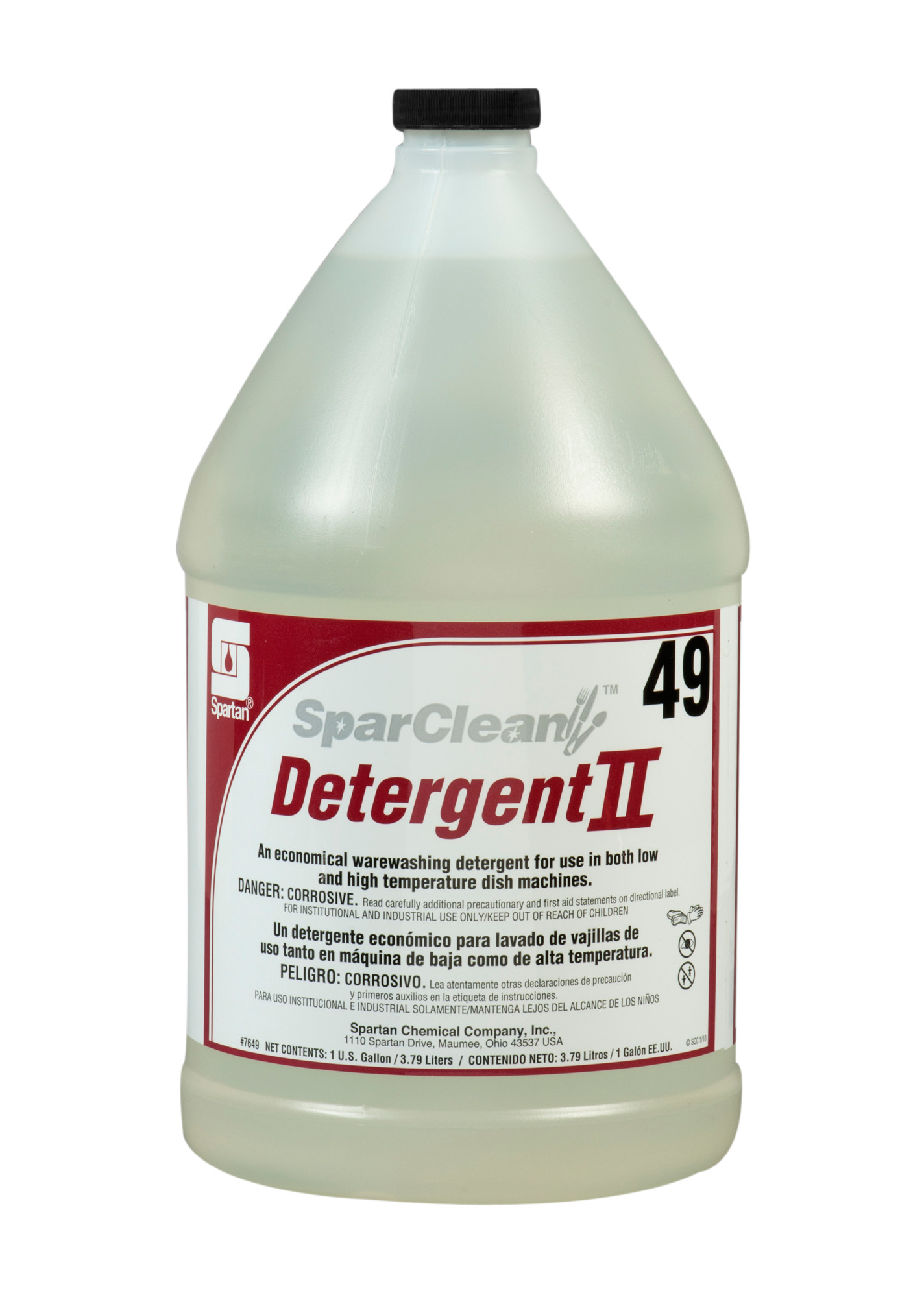 Spartan Chemical Company SparClean Detergent II 49, 1 GAL 4/CSE