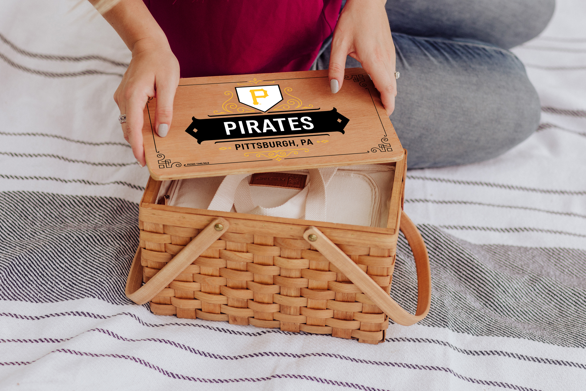 Pittsburgh Pirates - Poppy Personal Picnic Basket