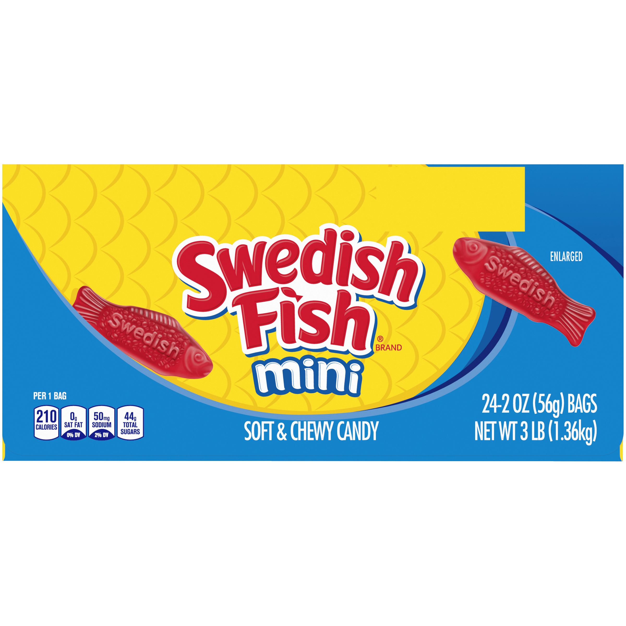 SWEDISH FISH Mini Soft & Chewy Candy, 24 - 2 oz Bags-3