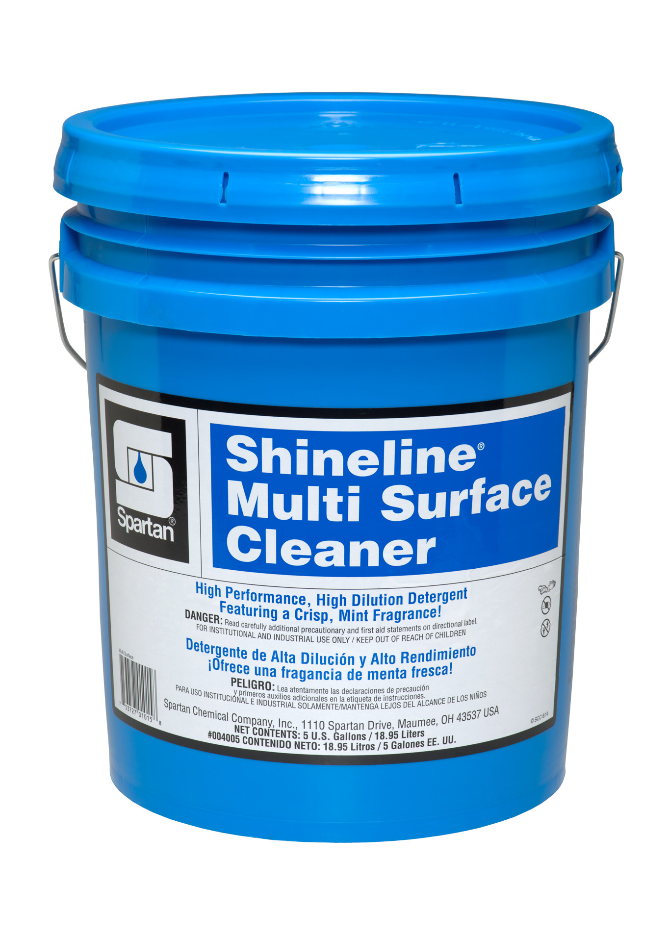 Spartan Chemical Company Shineline Multi Surface Cleaner, 5 GAL PAIL