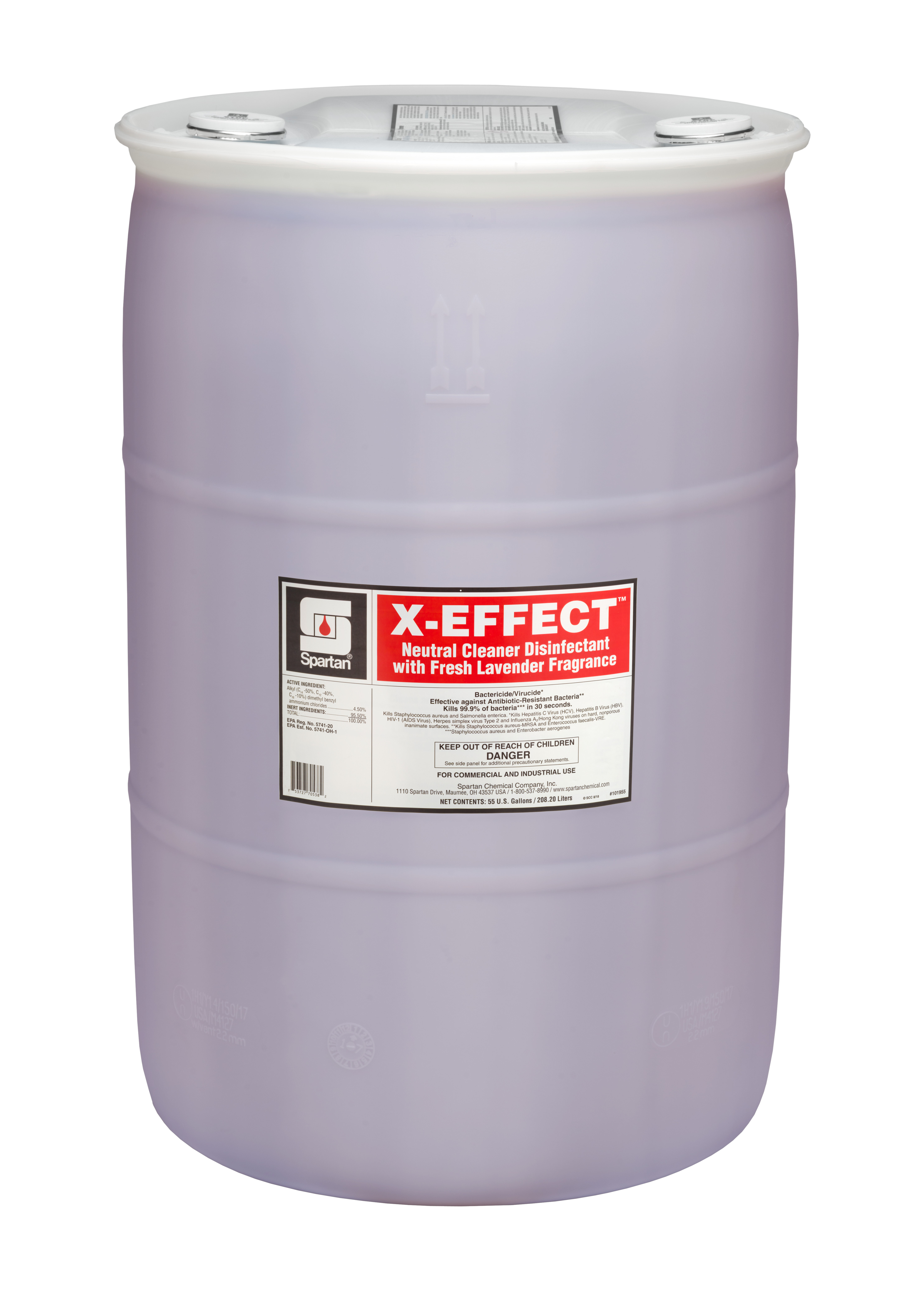 Spartan Chemical Company X-EFFECT, 55 GAL DRUM