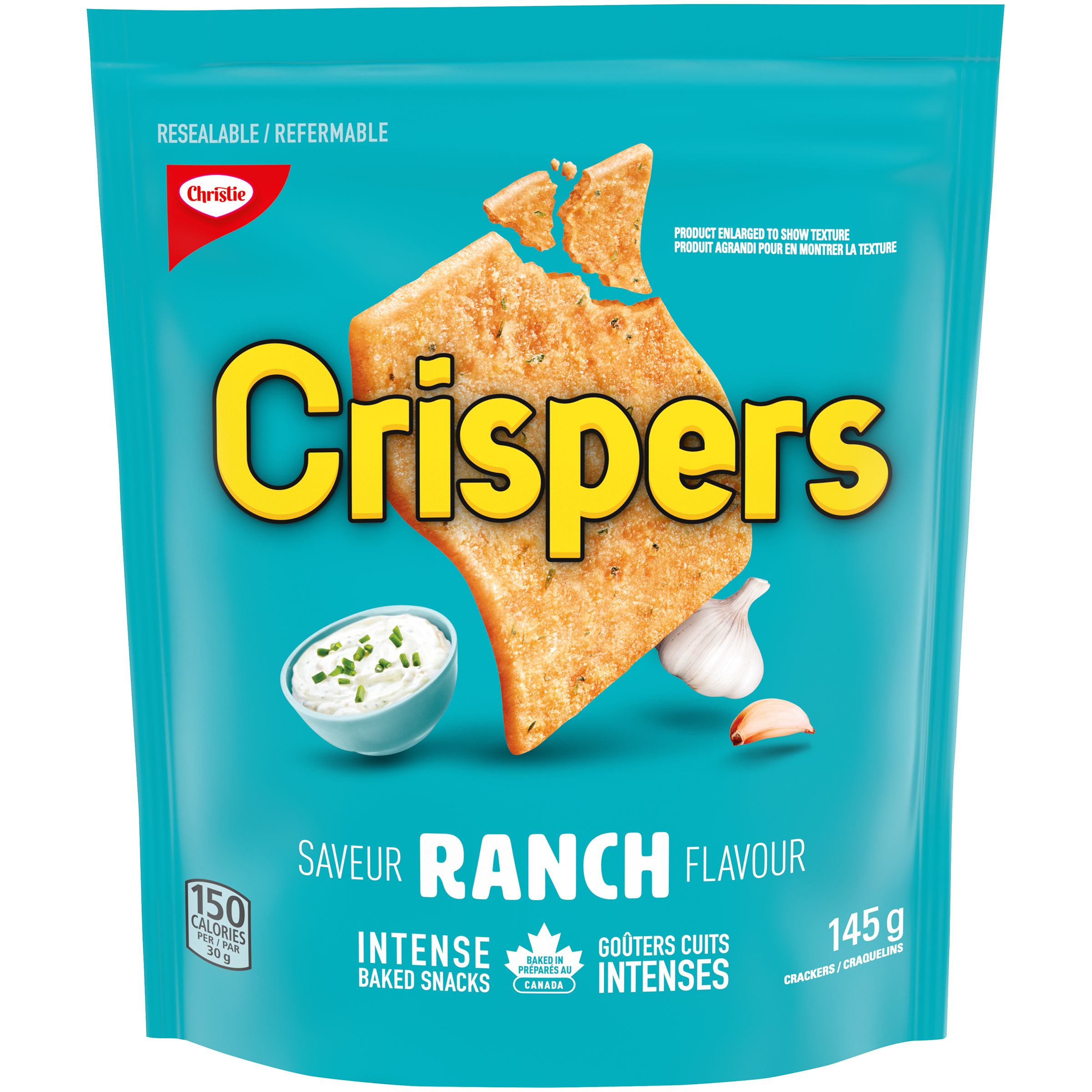 Crispers Ranch Crackers 145 G